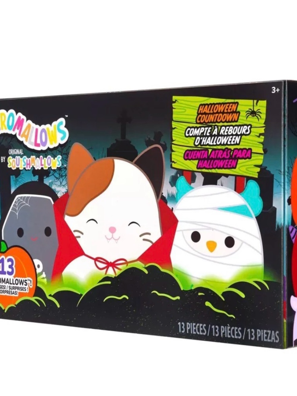 Squishmallows Micromallows Halloween 13 day Countdown Plush Set. NIB
